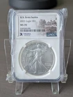 2022 American Silver Eagle, NGC Graded MS70, U.S. State Series – Virginia, COA