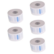5 Rolls Disposable  Flexible Paper Neck Strips Barber For Salon Hair Cutting E