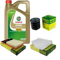 Inspektionspaket 5L Castrol Titanium 5W-30 FüR VW Golf V 1.4 16V Seat Leon Altea