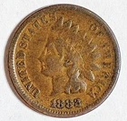 Indian Head Penny Lot of "1"VERY NICE 1882 GOOD OR BETTER° $ FREE SHIPPING $#745