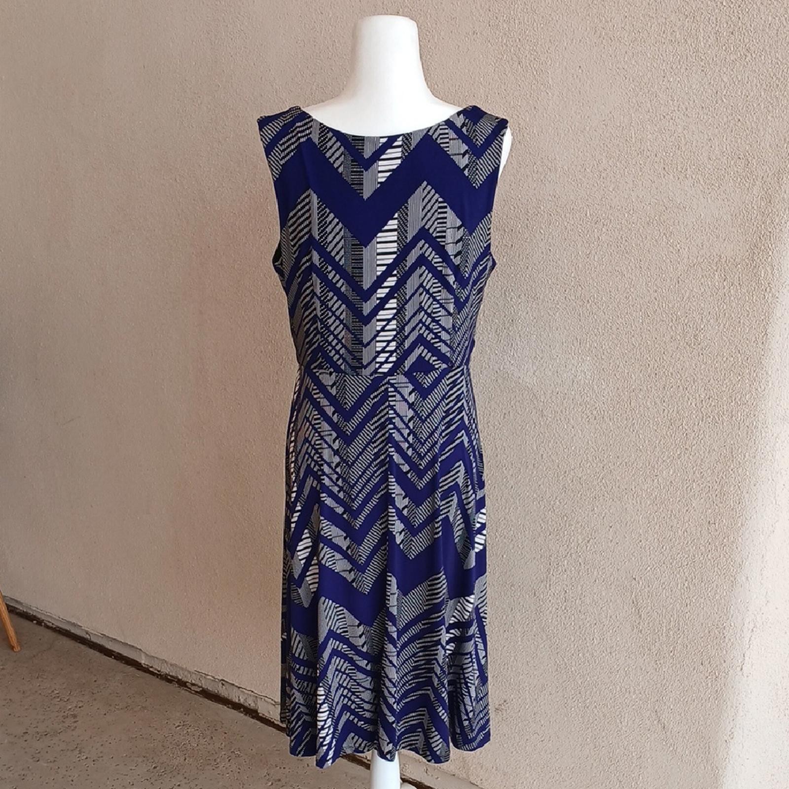 Make Offer! Perceptions Blue and Silver Scoop Nec… - image 3