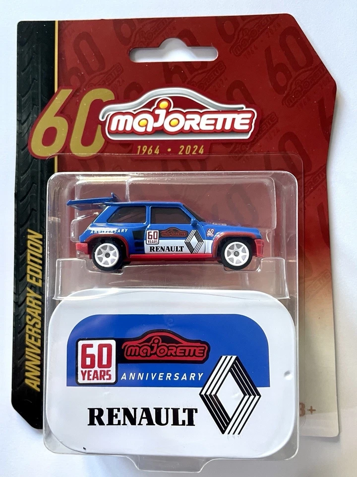 Renault 5 Turbo Majorette 1/64 scale sports car model gift opening parts - Image 1 of 3