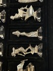 Vintage Franklin Mint Star Trek 25th Anniversary Chess Set Complete Gold Silver — photo 7