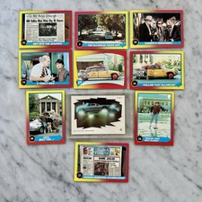 Vintage 1989 Topps Back To The Future Trading Cards Delorean Flying Sticker
