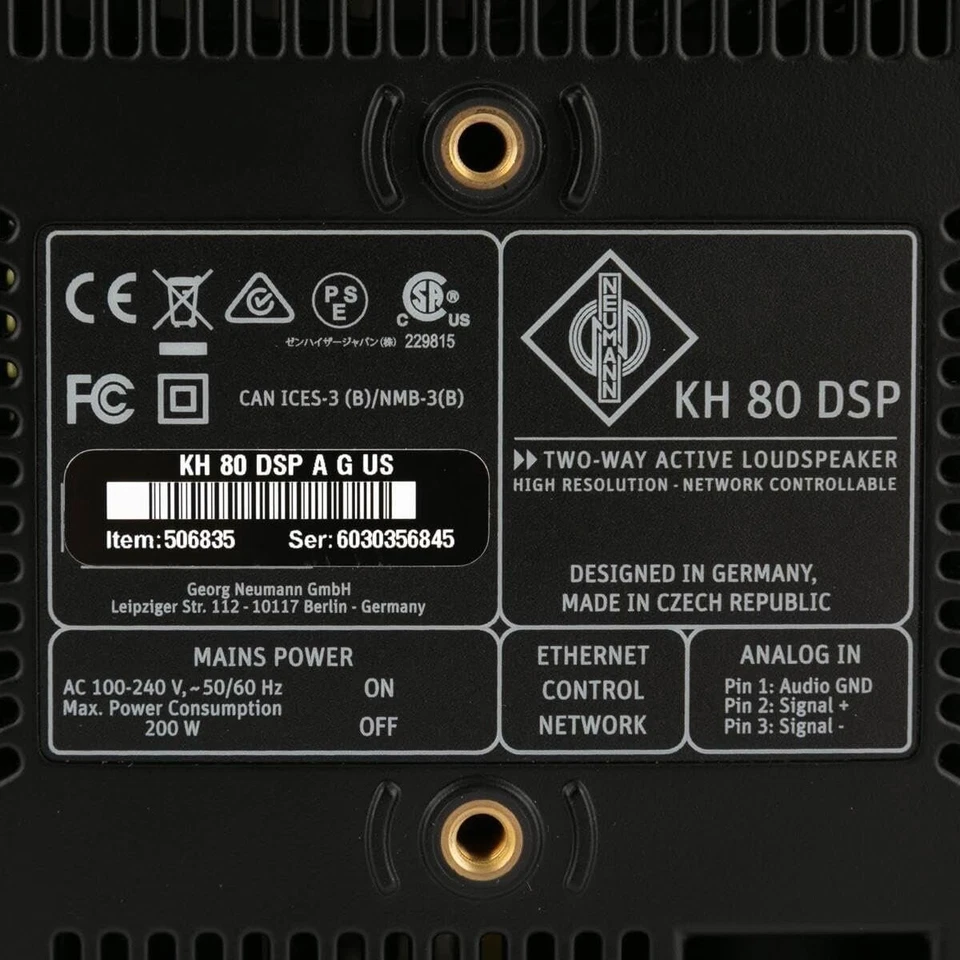 Neumann KH 80 Active DSP Powered Studio Monitor - Image 4 of 4