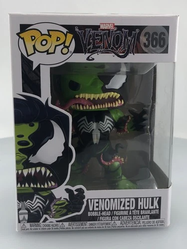 Funko POP! Marvel Venomized Hulk #366 Vinyl Figure DAMAGED BOX SEE PICS