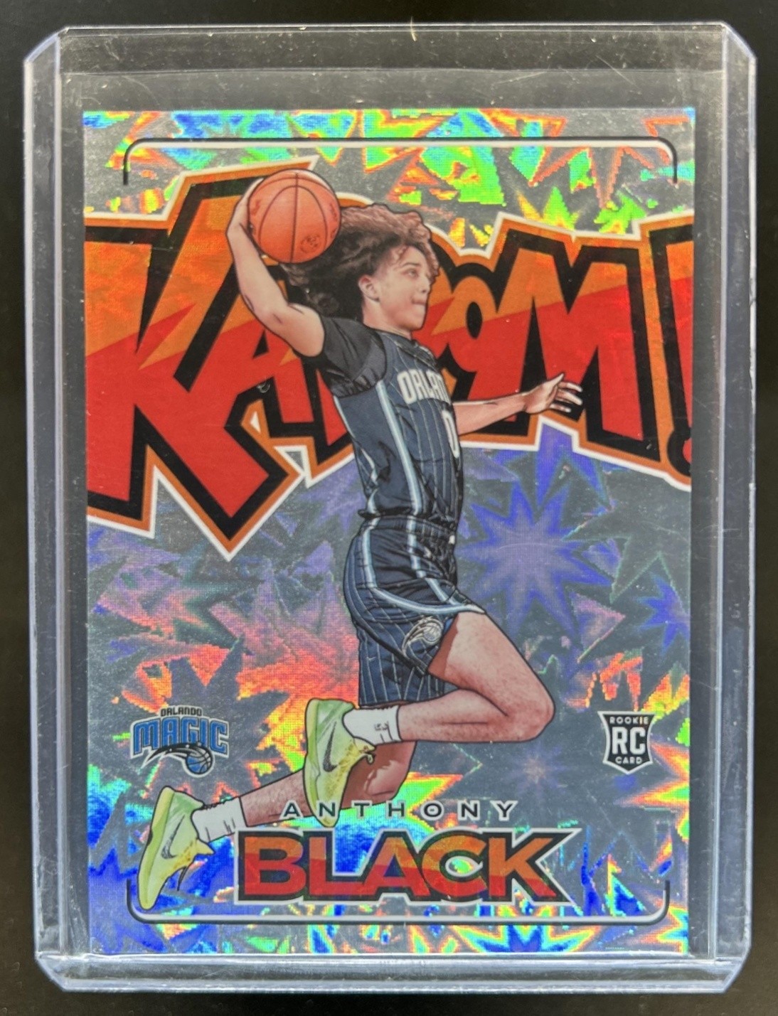 2023-24 Panini Crown Royale Anthony Black Kaboom SSP RC Rookie #23 Magic