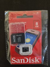 SanDisk Micro SD Card 8GB Fast Memory lot phone car photo files Class 4 Adapter
