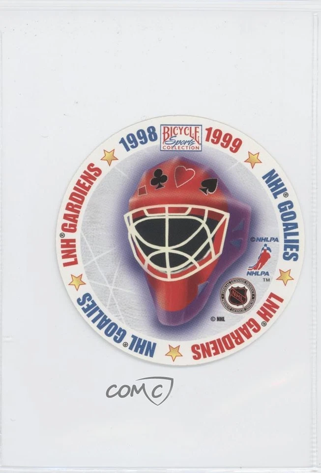 1998-99 Bicycle Sports Collection NHL Goalies Playing Cards Jocelyn Thibault #8D - Image 2 of 2