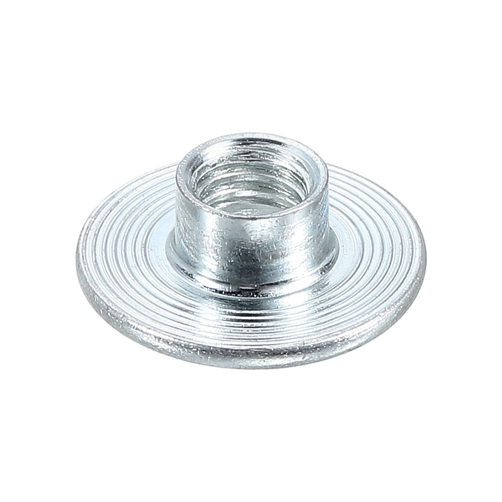 12pcs M6 T-nuts Carbon Steel Tee Nut Round Base Weld Nut 6mm Height Silver