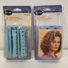 2 Vintage Goody Hair Perm Rod Rollers Large 12 Rollers