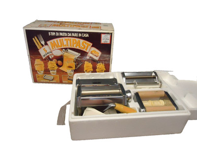 MARCATO MUTIPAST 5 TYPES OF PASTA MAKER COMPLETE KIT MADE IN ITALY ( new ) #