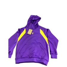 Nike Kobe Bryant Mamba Mentality Therma-FIT Kids Hoodie Purple Yellow Large