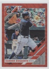 2019 Panini Donruss Optic Red Wave Prizm Xander Bogaerts #197 d4v