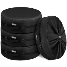 Seasonal Tire Cover - Spare Tire Bag with Handle, Heavy Duty Winter Wheel