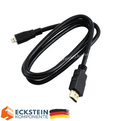 Waveshare HDMI to Micro HDMI Kabel, hochauflösende Videoübertragung, für RPi 4B