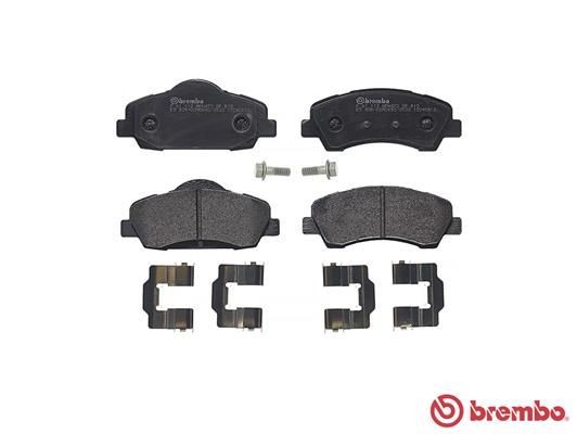 Plaquettes de frein avant Brembo P 61 113 kit de freinage pour berline et citadine