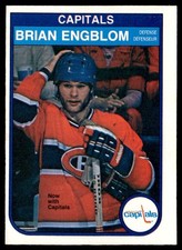 1982-83 O-Pee-Chee Card Hockey Brian Engblom Washington Capitals #362 NM