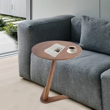 Nordic Modern Corner Small Tray Living Room Furniture Wood Side Coffee Table