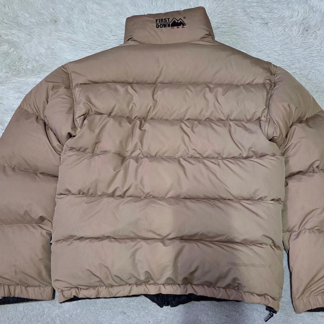 FIRST DOWN Reversible Panpan Down Jacket Size M B… - image 10