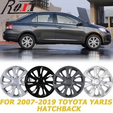 4pcs Wheel Rim Covers For 2007-2019 Toyota Yaris Hatchback 15 Hubcaps Snap On
