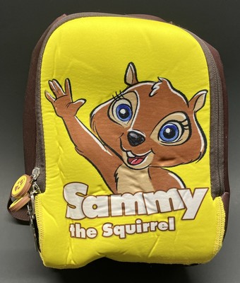 Great Wolf Lodge Sammy the Squirrel Backpack Back Pack - Yellow