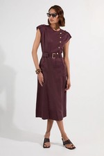 Karen Millen Midi Dress Womens Daywear Dresses