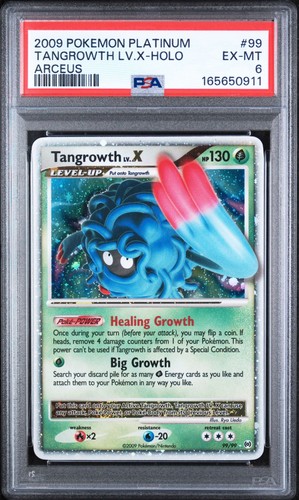 Tangrowth LV.X graded PSA 6 for sale on eBay
