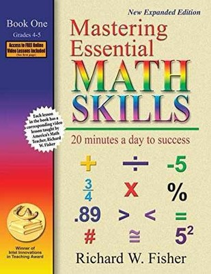 Mastering Essential Math Skills: - Paperback, by Richard W. Fisher - Very Good o
