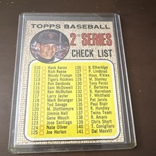 Topps 1968 Juan Marichal Checklist #107 San Francisco Giants Baseball Card