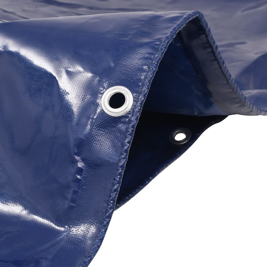 Telo PVC Blu 3x3m 650g/mq: Copertura Professionale Anti-Strappo - 1