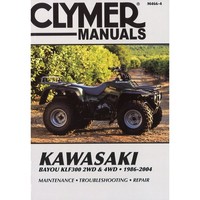 Kawasaki Bayou KLF300 2WD 4WD (1986-2004) Quad Reparaturhandbuch Clymer