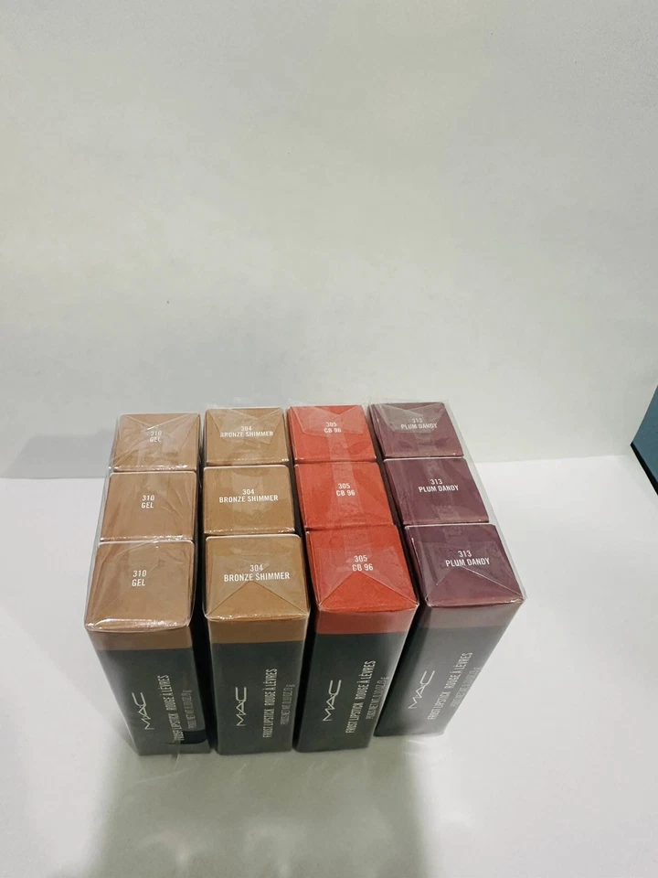 3 Pieces MAC Cosmetics Frost Lipstick (3g./0.1oz) Choose Shade~Brand New in Box - Image 2 of 4