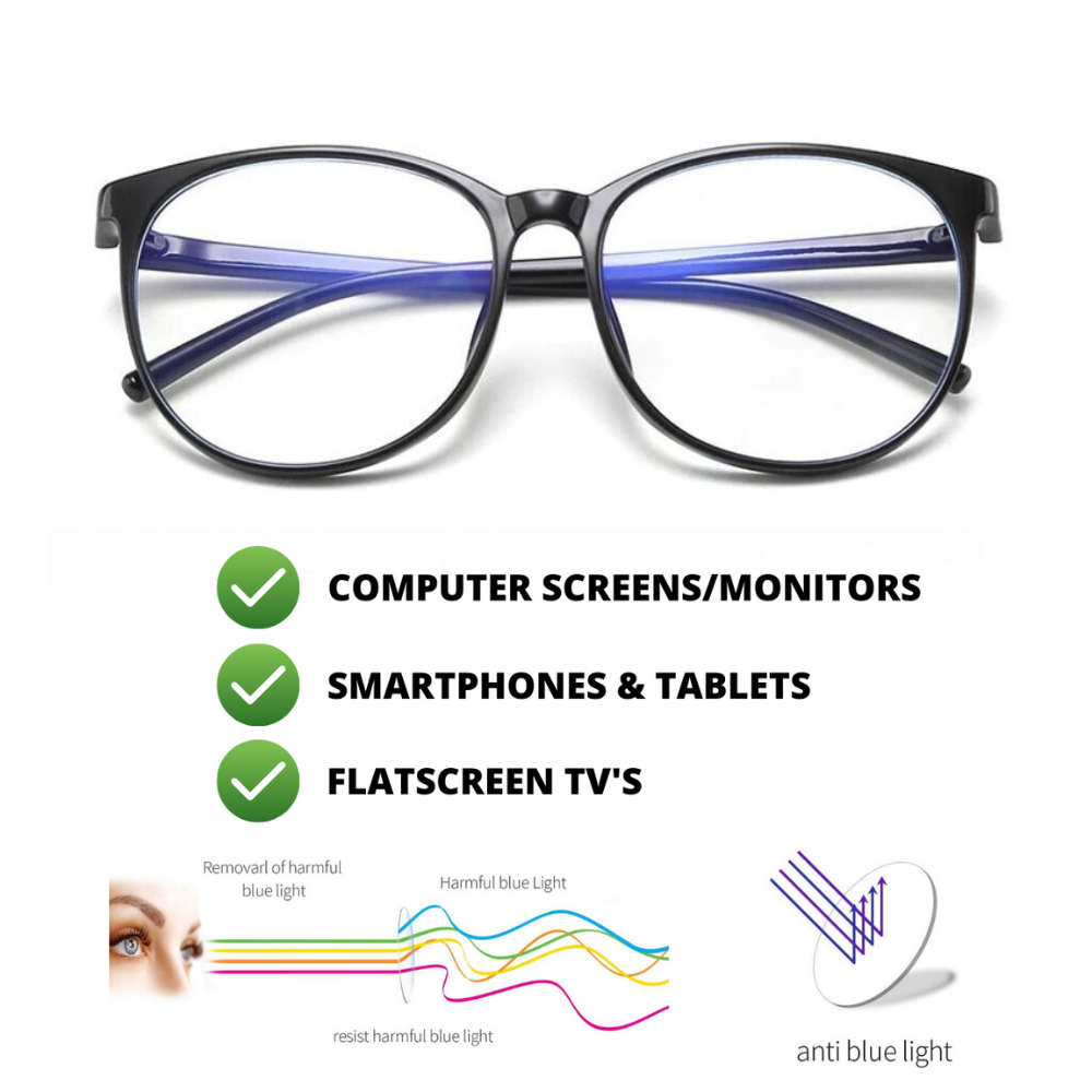 Blue Light Blocking Glasses Anti Glare Computer Gaming Glasses for Men  Women