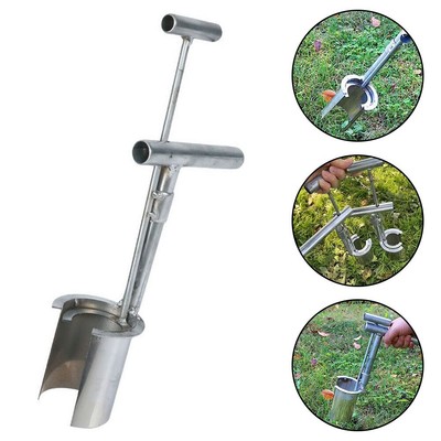 Handheld Farm Implement Side Mouth Transplanter for Quick Plant Transplantation