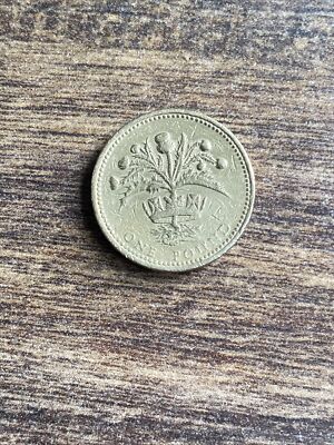 Great Britain 1 Pound 1989 NEMO ME IMPUNE LACESSIT Coin Elizabeth