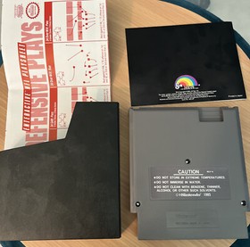 NFL Football w/ Manual and Insert Poster (Nintendo, 1988) NES LJN