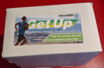 Miracle LED Get Up Morning Wake Up Light. Captures  1 to 2:00 p.m. Sunlight 2pk.