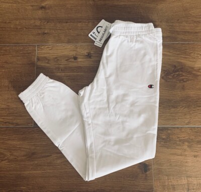 Champion American Classics  Rib Cuff Pants 112592 Hose  Neu weiß
