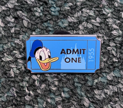 DISNEY PIN ADMIT ONE TICKET 1955 STITCH JACK POOH CHIP DALE TINKER