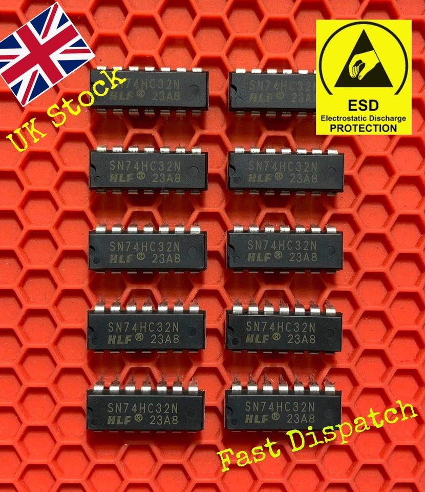 10pcs HLF Original SN74HC32 Quad 2-input Positive-OR Gate NEW Stock in UK