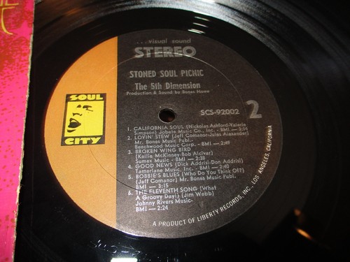 1968 THE 5th DIMENSION Stoned Soul Picnic LP Soul City 92002 Shrink Hype VG/NM - Picture 2 of 3