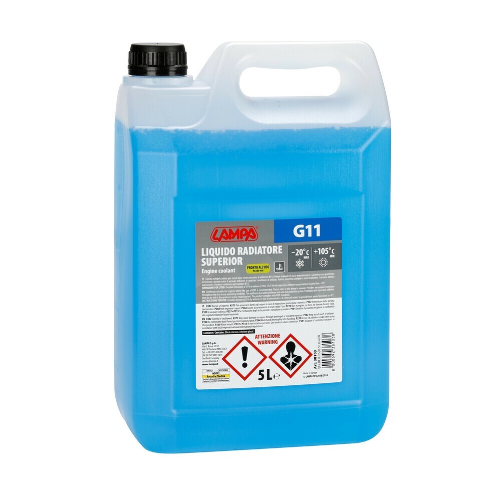 LAMPA - Liquido Antigelo G11 Blu per Radiatori Auto Refrigerante Camion Moto Universale - Miniatura 3