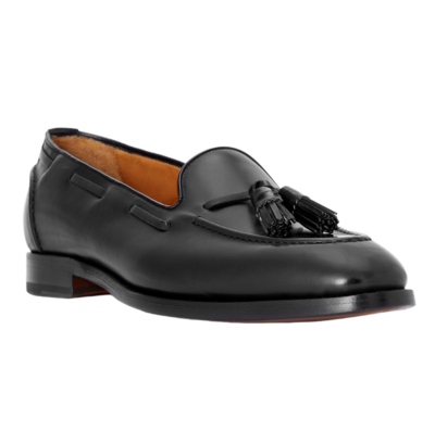 Ralph Lauren Purple Label Luther Leather Tassel Loafer Dress  display picture 2