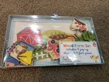 New Wood Farm Train Set 10 Pieces 3 Years