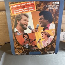 VTG RCA All Star Country Music Fair Movie Videodisc CED Video Disc