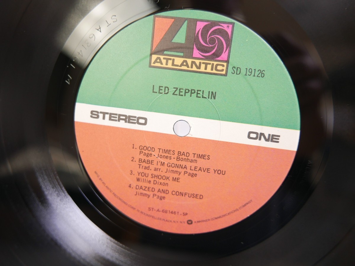 Led Zeppelin Vinyl Self Titled Debut 1969 Atlantic SD 19126 | eBay