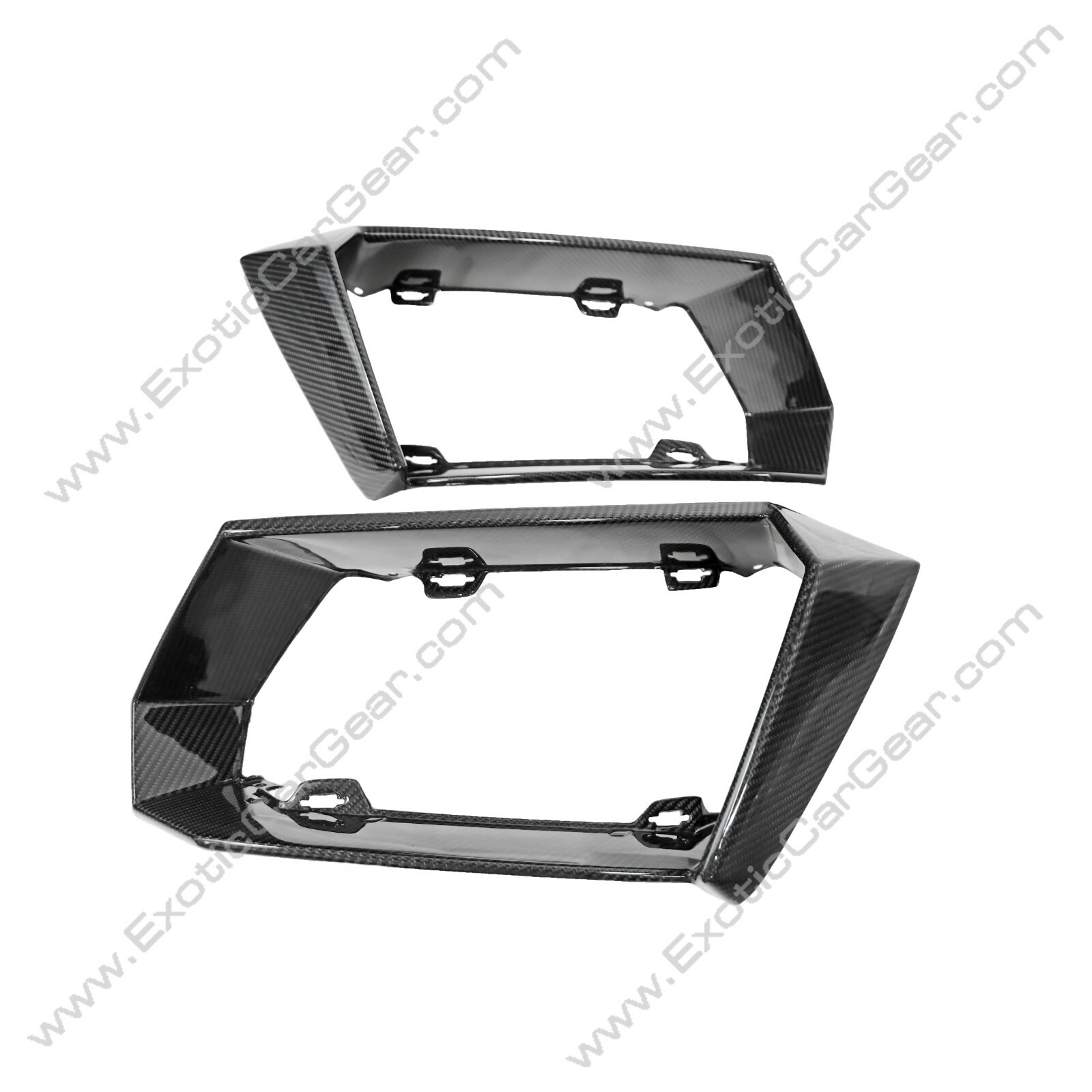 Lamborghini Aventador LP700 Carbon Fiber Front Bumper Air Intake Finishers