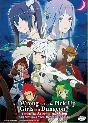 DVD ANIME Is It Wrong To Try To Pick Up Girl The Movie: Arrow Of The Orion