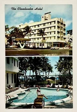 1960s Clevelander Hotel Miami Beach Florida Postcard Travel Souvenir Pool VTG